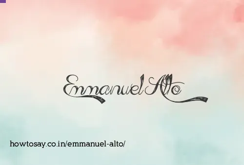 Emmanuel Alto