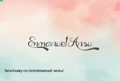 Emmanuel Ansu