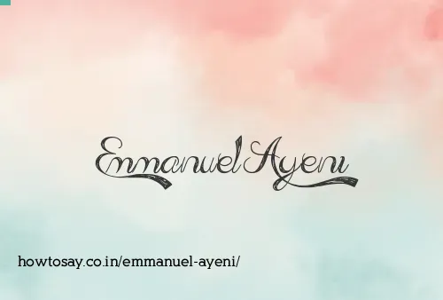Emmanuel Ayeni