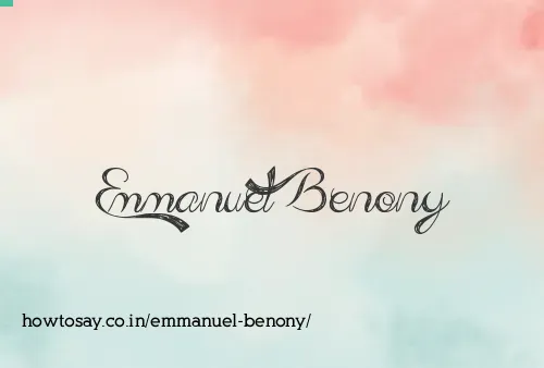 Emmanuel Benony