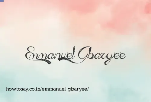 Emmanuel Gbaryee