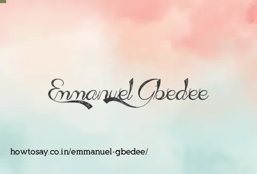 Emmanuel Gbedee