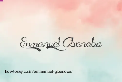 Emmanuel Gbenoba