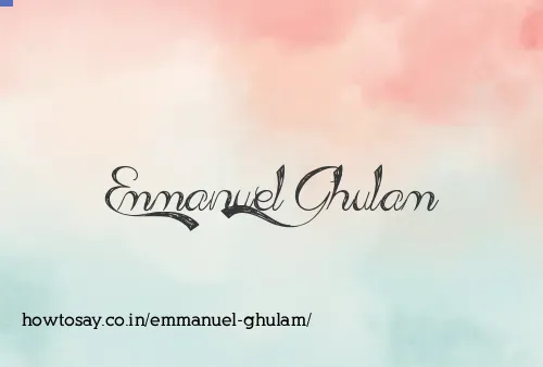 Emmanuel Ghulam