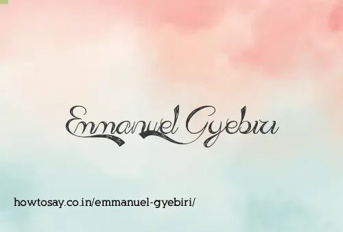 Emmanuel Gyebiri