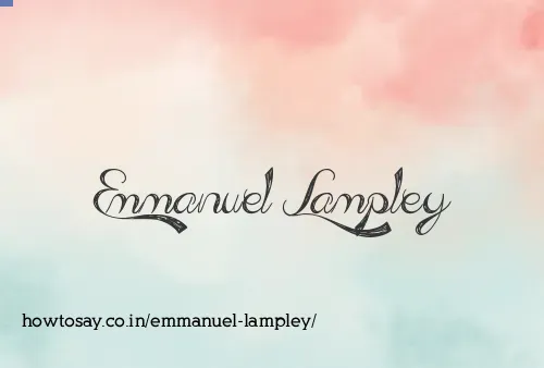Emmanuel Lampley