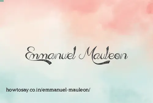 Emmanuel Mauleon