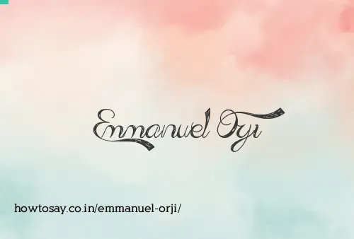 Emmanuel Orji