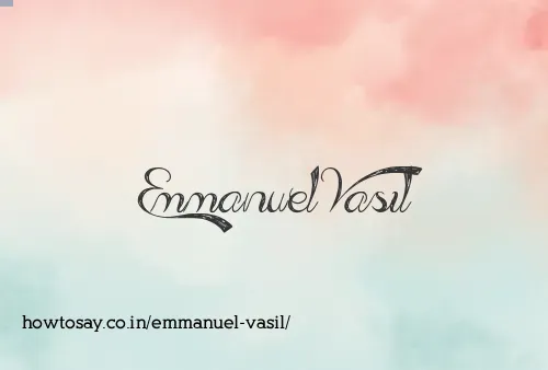 Emmanuel Vasil