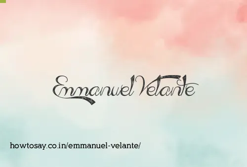 Emmanuel Velante