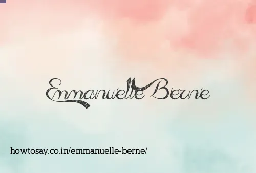 Emmanuelle Berne