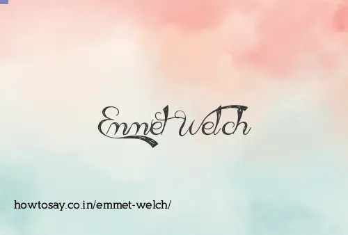 Emmet Welch