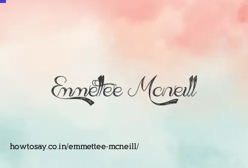 Emmettee Mcneill