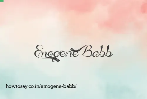 Emogene Babb