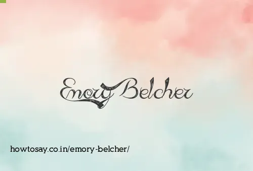 Emory Belcher