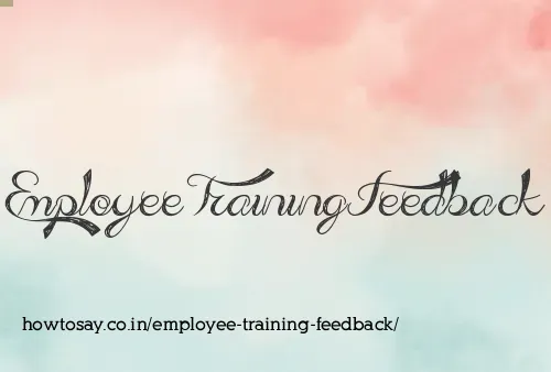 Employee Training Feedback