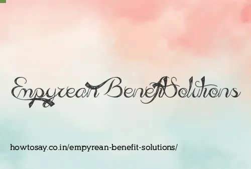 Empyrean Benefit Solutions