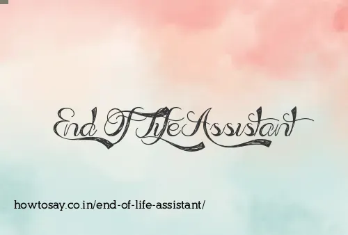 End Of Life Assistant