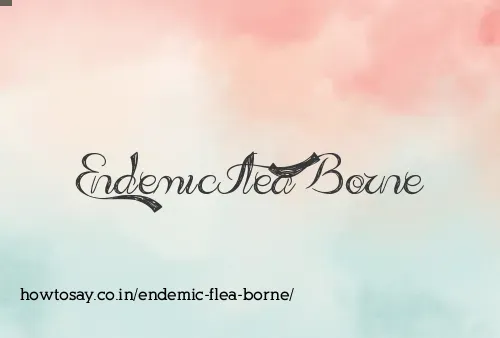 Endemic Flea Borne