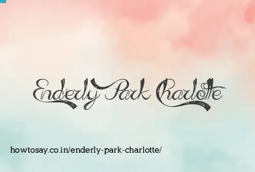 Enderly Park Charlotte