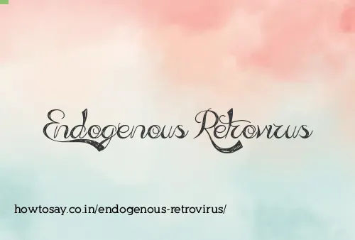 Endogenous Retrovirus