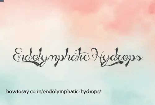 Endolymphatic Hydrops