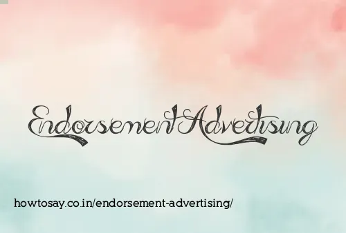 Endorsement Advertising