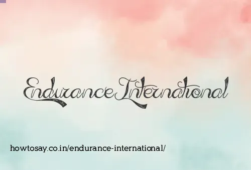 Endurance International