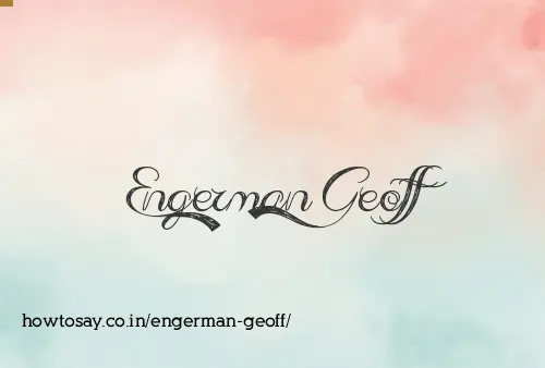 Engerman Geoff