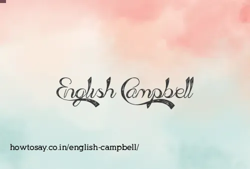 English Campbell
