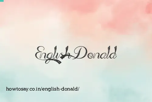 English Donald