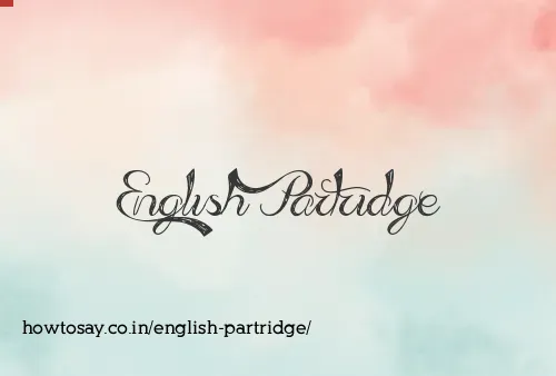 English Partridge