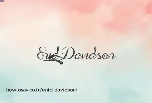 Enid Davidson