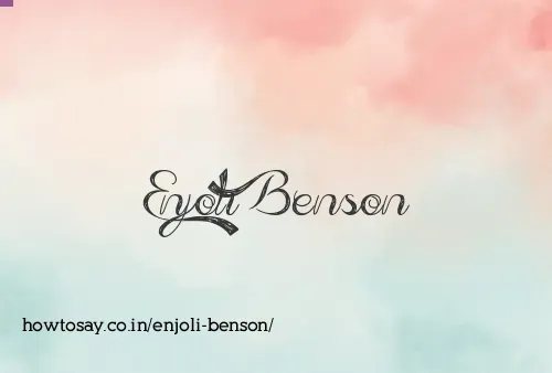 Enjoli Benson