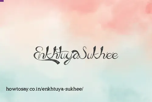 Enkhtuya Sukhee
