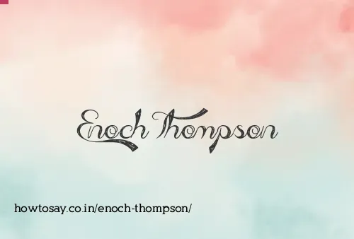 Enoch Thompson