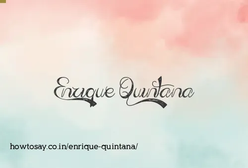 Enrique Quintana