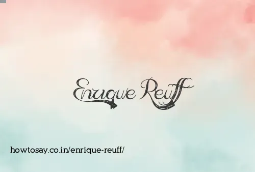 Enrique Reuff