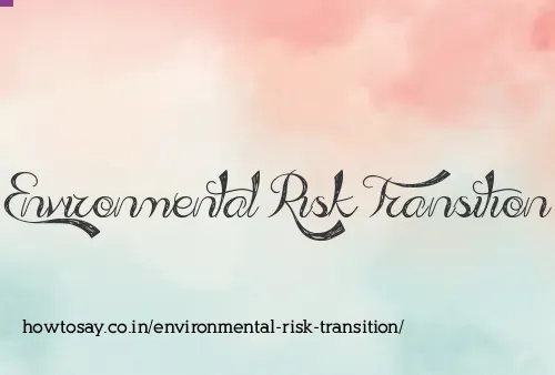 Environmental Risk Transition