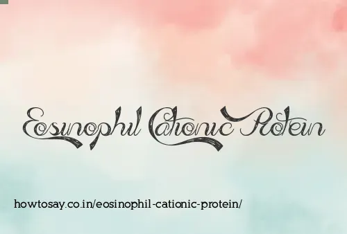 Eosinophil Cationic Protein
