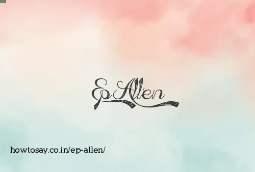 Ep Allen