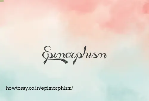 Epimorphism