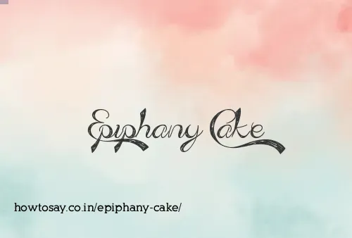 Epiphany Cake