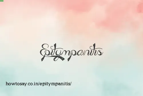 Epitympanitis