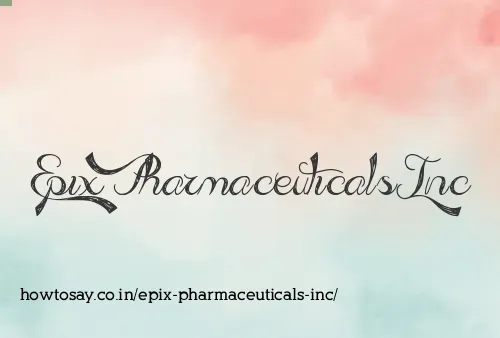 Epix Pharmaceuticals Inc
