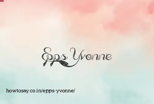 Epps Yvonne