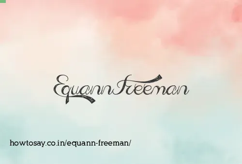Equann Freeman