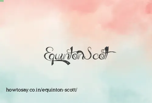 Equinton Scott