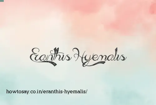 Eranthis Hyemalis