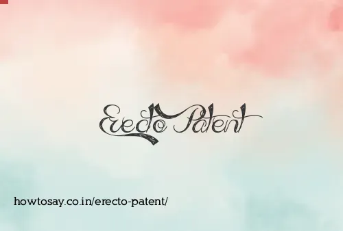 Erecto Patent